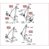 Mécanisme de Lève vitre Arrière Gauche Pajero 2