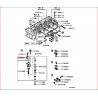 Joint de canalisation de retour de carburant Pajero III 3,2L DID