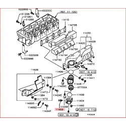 Capteur de température d'admission d'air Pajero 3,2L DID