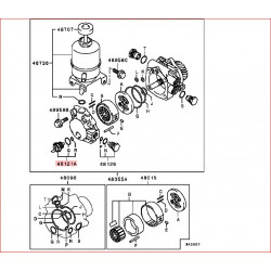 Capteur de Pression d'huile de pompe de direction Assisté Pajero III et IV 3,2L DID