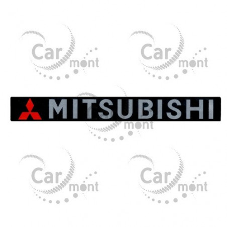 Logo MITSUBISHI Chromé autocollant sur la poignée de porte Arrière Pajero 2