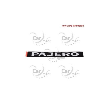 Logo PAJERO Chromé autocollant sur la poignée de porte Arrière Pajero 3