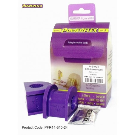 Silentbloc Polyuréthane de barre anti roulis Arrière Pajero III et IV Silentbloc Polyuréthane de barre anti roulis Arrière Pajero III et IV