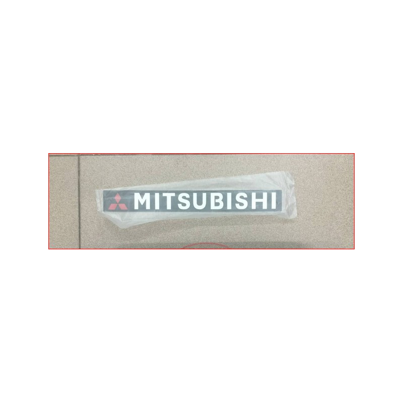 Logo MITSUBISHI Noir Autocollant sur la Poignée de Porte Arrière Pajero 1
