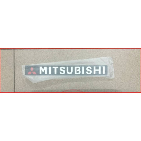 Logo MITSUBISHI Noir Autocollant sur la Poignée de Porte Arrière Pajero 1