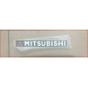 Logo MITSUBISHI Noir Autocollant sur la Poignée de Porte Arrière Pajero 1