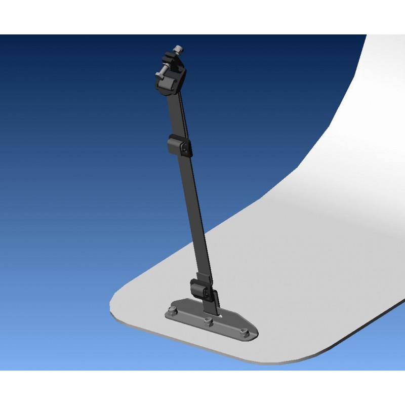 Kit Sangle pour bavettes semi rigides Blanche ou Noir