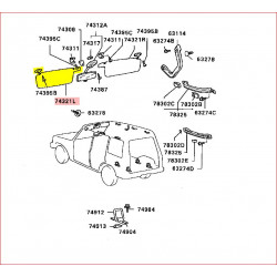 Pare Soleil Conducteur Pajero 1 Court