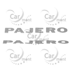 Logo PAJERO Acier Autocollant sur l'Aile Avant Pajero 2