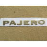 Logo PAJERO Doré Autocollant sur l'Aile Avant Pajero 2