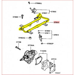 Rampe d'Injection Pajero 1 V6 3,0L