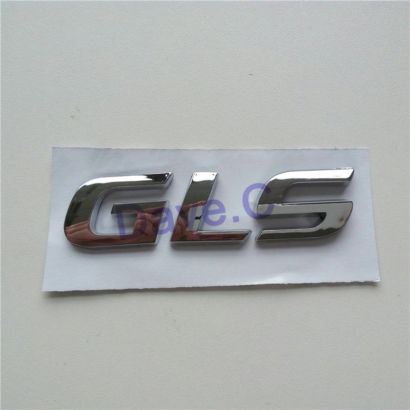 Logo GLS Chromé Autocollant sur le Hayon Arrière Sport