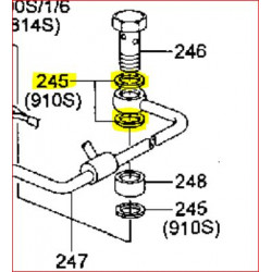 Joint sur la Pompe d'Injection du Pajero 2,8L TDI