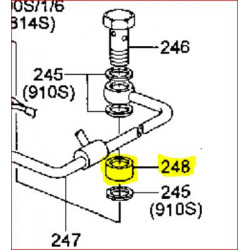 Entretoise sur la Pompe d'Injection du Pajero 2,8L TDI