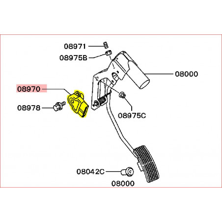Connecteur 6 Broches (pédale D'accélérateur électrique