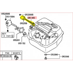 Boitier de jauge carburant GO Pajero 2 Court