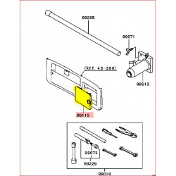 Boite à Outils Vide Pajero 3 Court ou Long