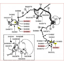 Joint de Banjo de Flexible de Frein Tous Pajero MA111832