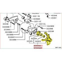Fusée Complète Droite ou Gauche Pajero 2 MR112991 MR112990