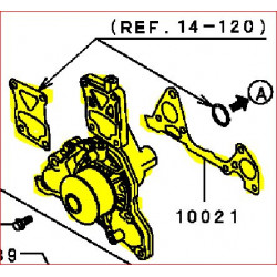 Pompe à Eau d'Origine V6 3,0L et 3,5L MD973162