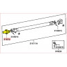 Tête de Cardan d'Arbre de Transmission Arrière Pajero L043 MB000771