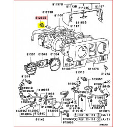 Douille d'Ampoule de Tableau de Bord, Eclairage Compteur Pajero 1, L200 K34