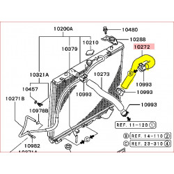 Durite Inférieur de Radiateur L200 K74