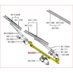 Tringlerie d'Essuie Glace Avant Pour Toyota Corolla 8515001020 851501A030