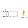 Coque de Télécommande d'Ouverture des Portes Pajero Sport