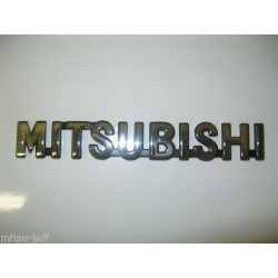 Logo MITSUBISHI Chromé Autocollant sur la Porte Arrière L200 KB4T