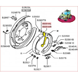 Levier de Mâchoire de Frein à Main Droit ou Gauche Pajero 3