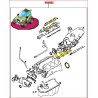 Pochette de Joint Moteur Complète Adaptable Pajero V6 3,0L 12 Soupapes, Joint de Culasse Standard Compris