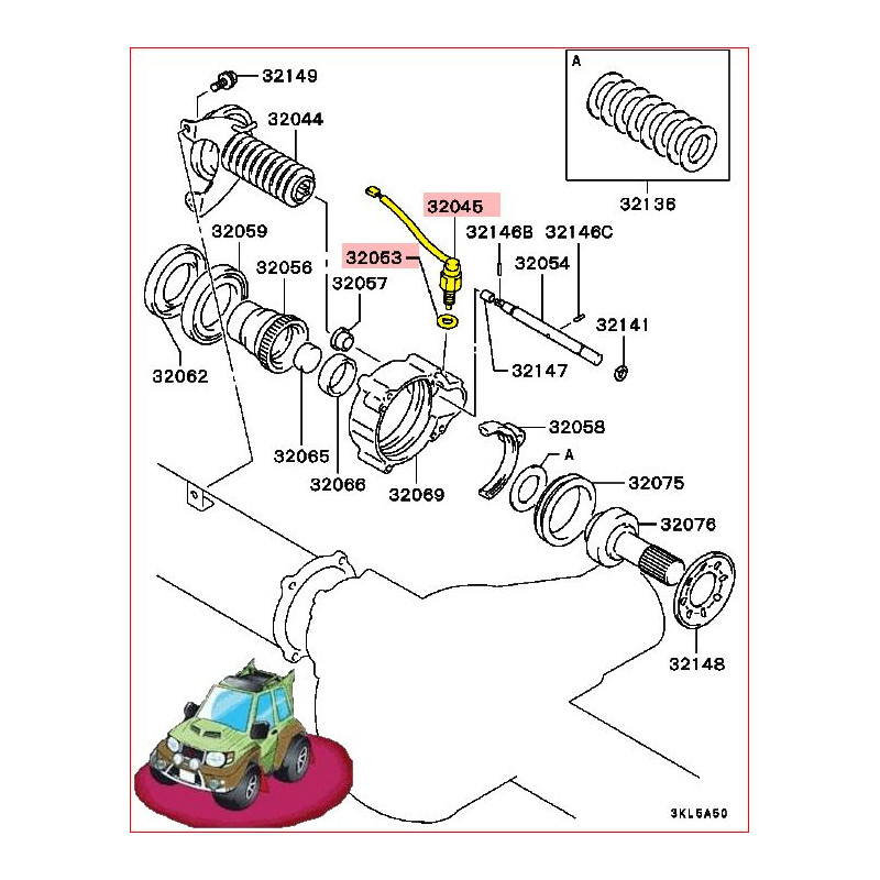 Capteur De Papillon MD628077 Pour Mitsubishi Pajero I II III IV Sport - Neuf