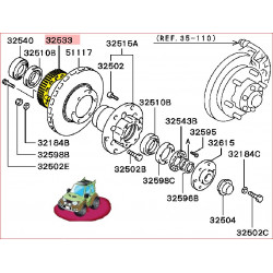 Rotor ABS Avant Pajero 2 et L200 K74