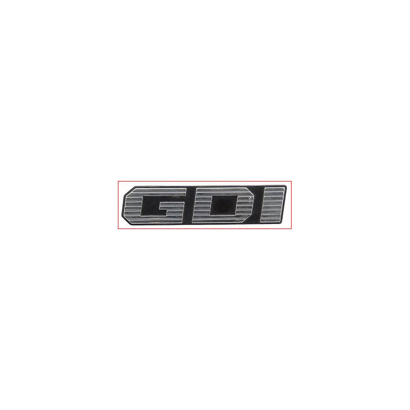 Logo GDI sur Calandre Avant Pinin