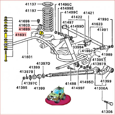 Biellette De Barre Anti-roulis Discovery 2 Britpart RGD100682 - Pièce De Rechange Land Rover