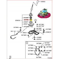 Bagues de Rotule du Levier de Boite de Transfert L200 KB4T BVA