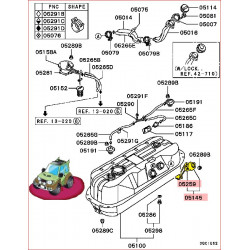Boitier de Jauge Carburant GO L200 K74