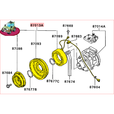Embrayage De Compresseur De Clim Opel Insignia A G09 | Prix Dans