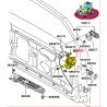 Mécanisme Interne de Fermeture de Porte Arrière Pajero 3 MR556539