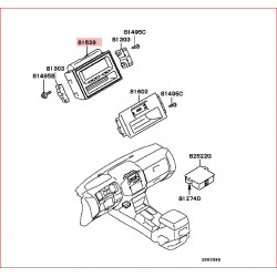Bloc d'affichage Pajero 3 diesel