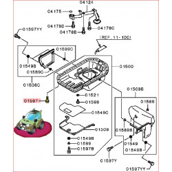 1 Vis de Carter d'Huile Moteur Pajero 2,5L TDI